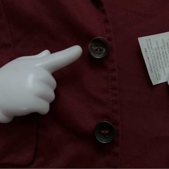 Gucci Formal Blazer Jacket Sports Coat Crest Logo Italy Burgundy Boys Size 4 - Picture 9 of 10